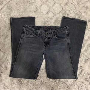 7 For All Mankind Black Flare Jeans